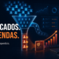 Ilustração de qualificação de leads, com funil de contatos, análise de oportunidades e gráfico de vendas.